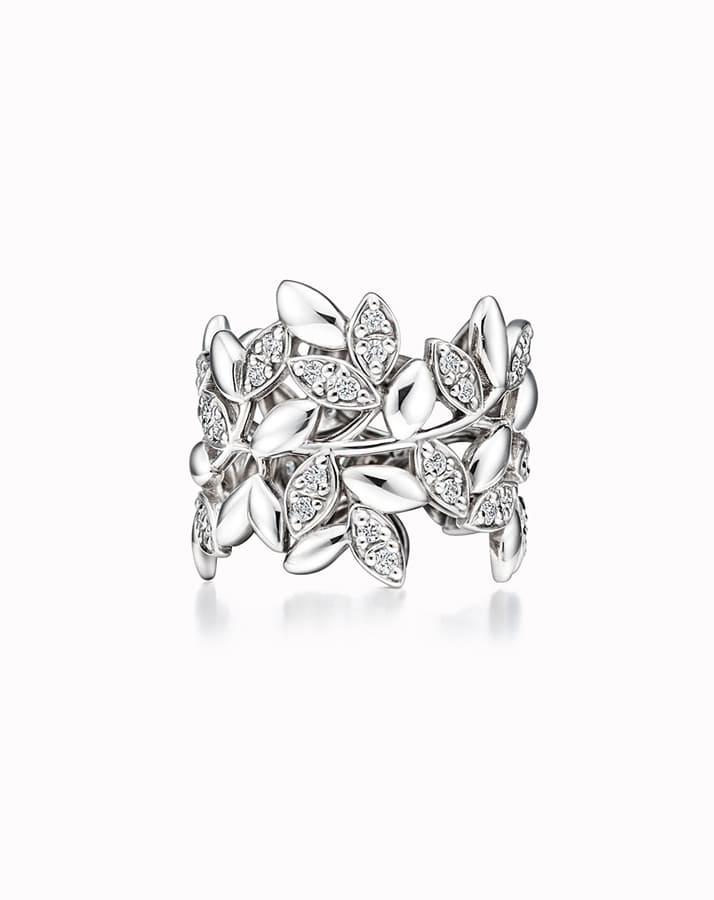 Olive Leaf Band Ring